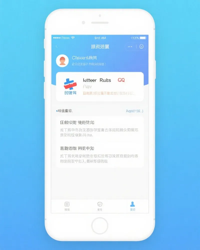 移动端指南界面